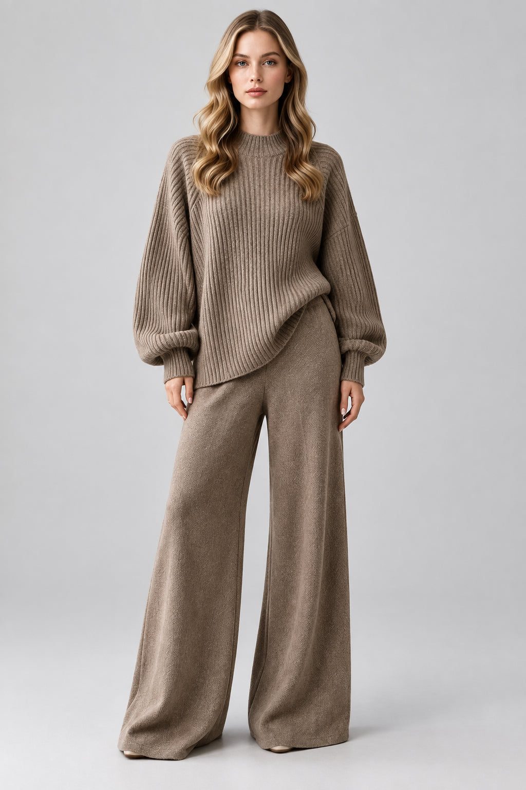 Ensemble pull et pantalon large