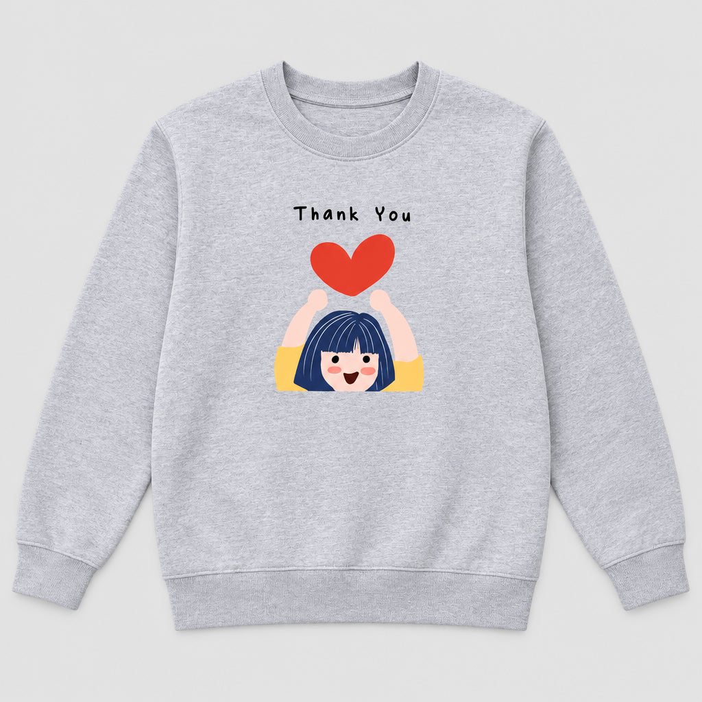 Sweat manches longues avec motif « Love »