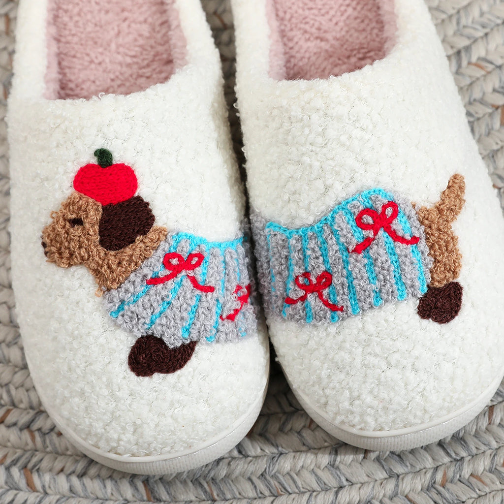 Chaussons d'intérieur confortables et chauds pour adultes