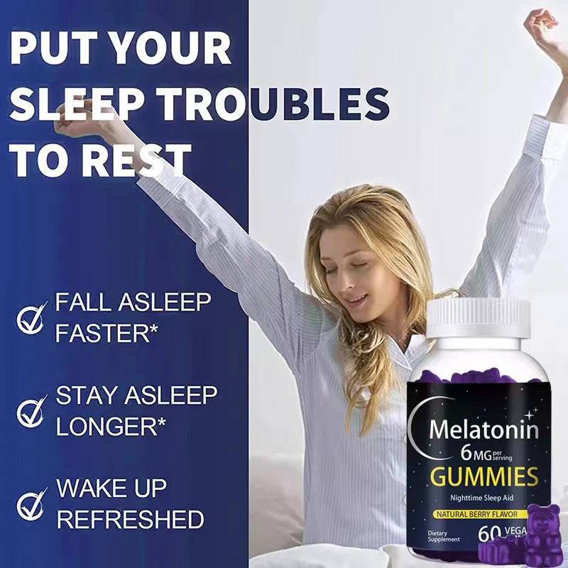 Gommes à la mélatonine pour le sommeil