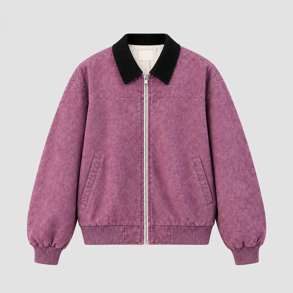 Veste en similicuir, décontracté avec col montant