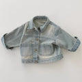 Veste en jean délavé
