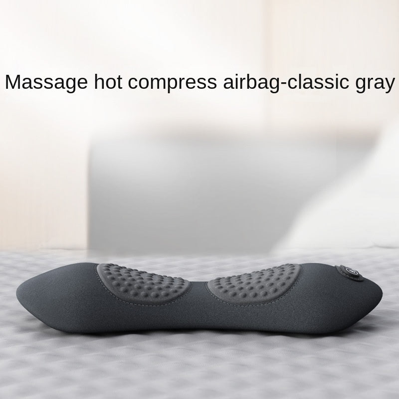 Coussin lombaire chauffant à mémoire de forme avec fonction massage