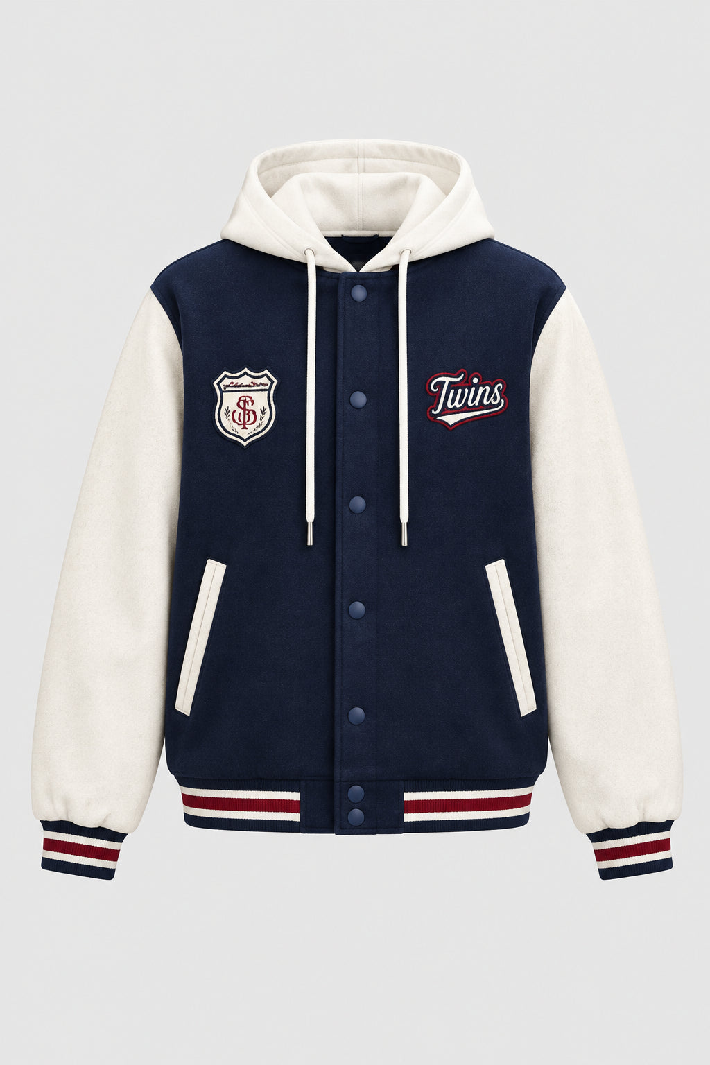 Veste de baseball pour filles – Vêtement d'extérieur à manches longues