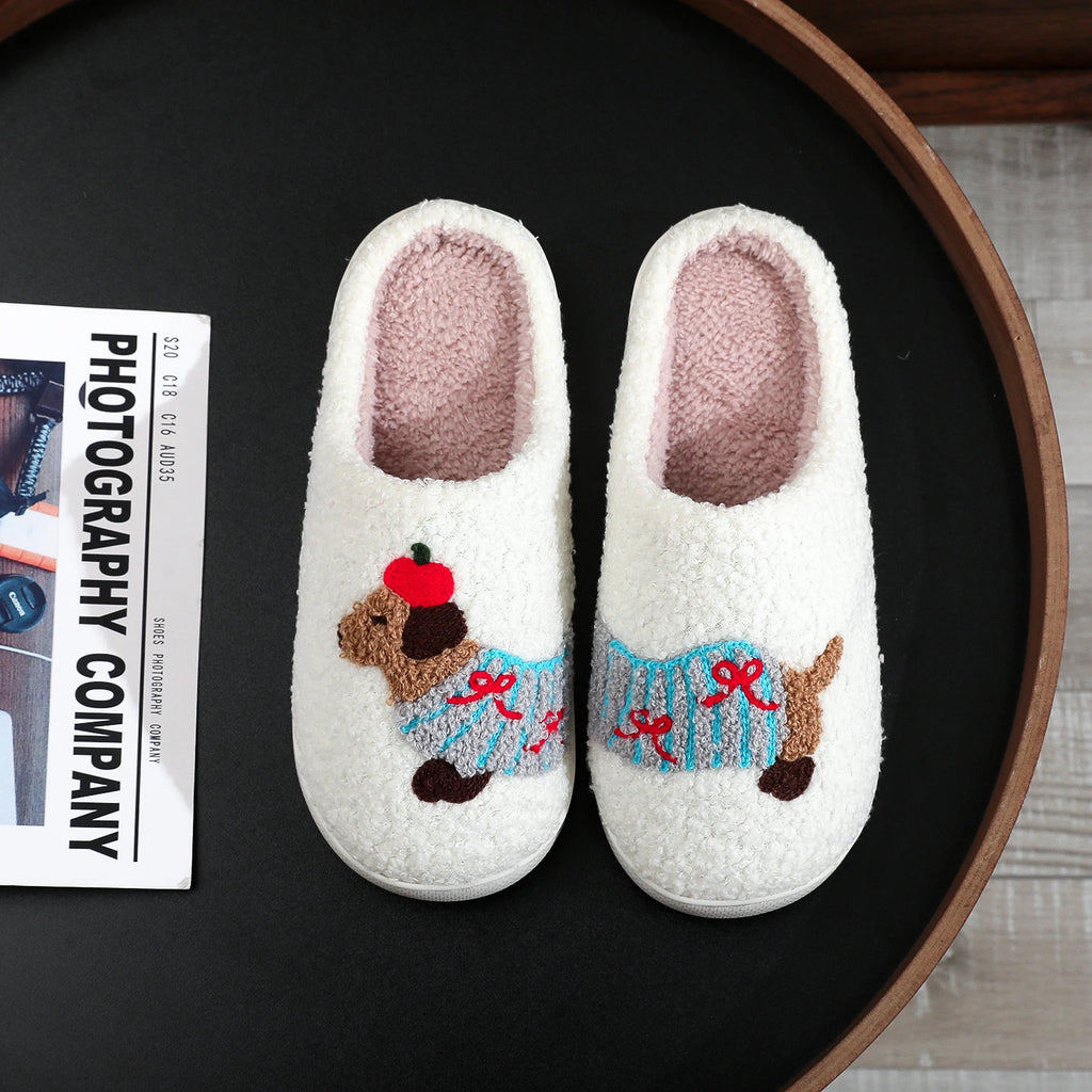 Chaussons d'intérieur confortables et chauds pour adultes