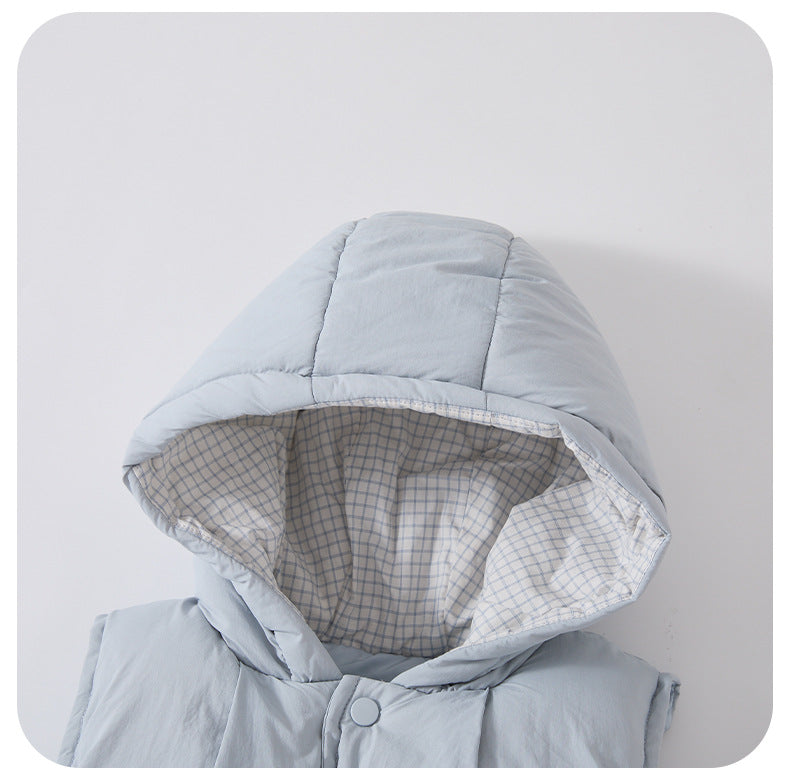 Ensemble gilet et veste à capuche pour bébé