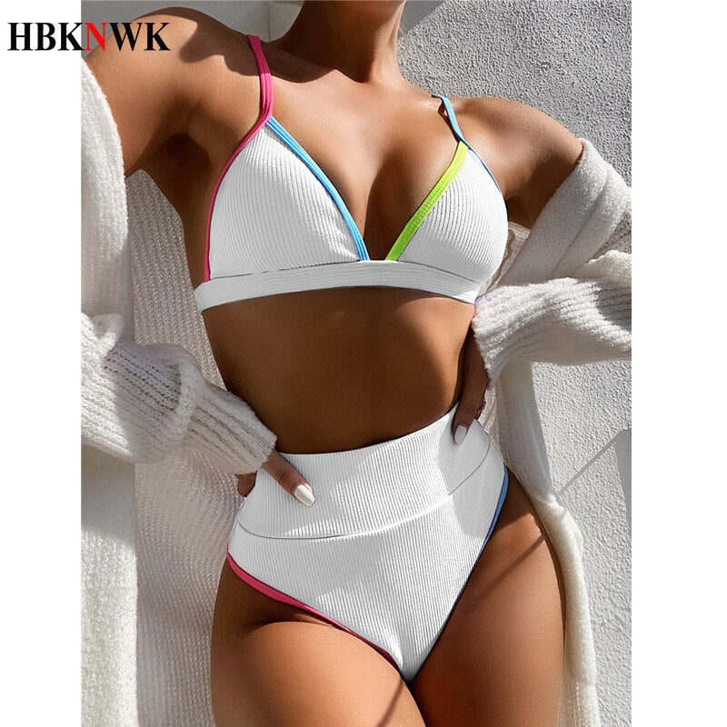 Ensemble bikini patchwork
