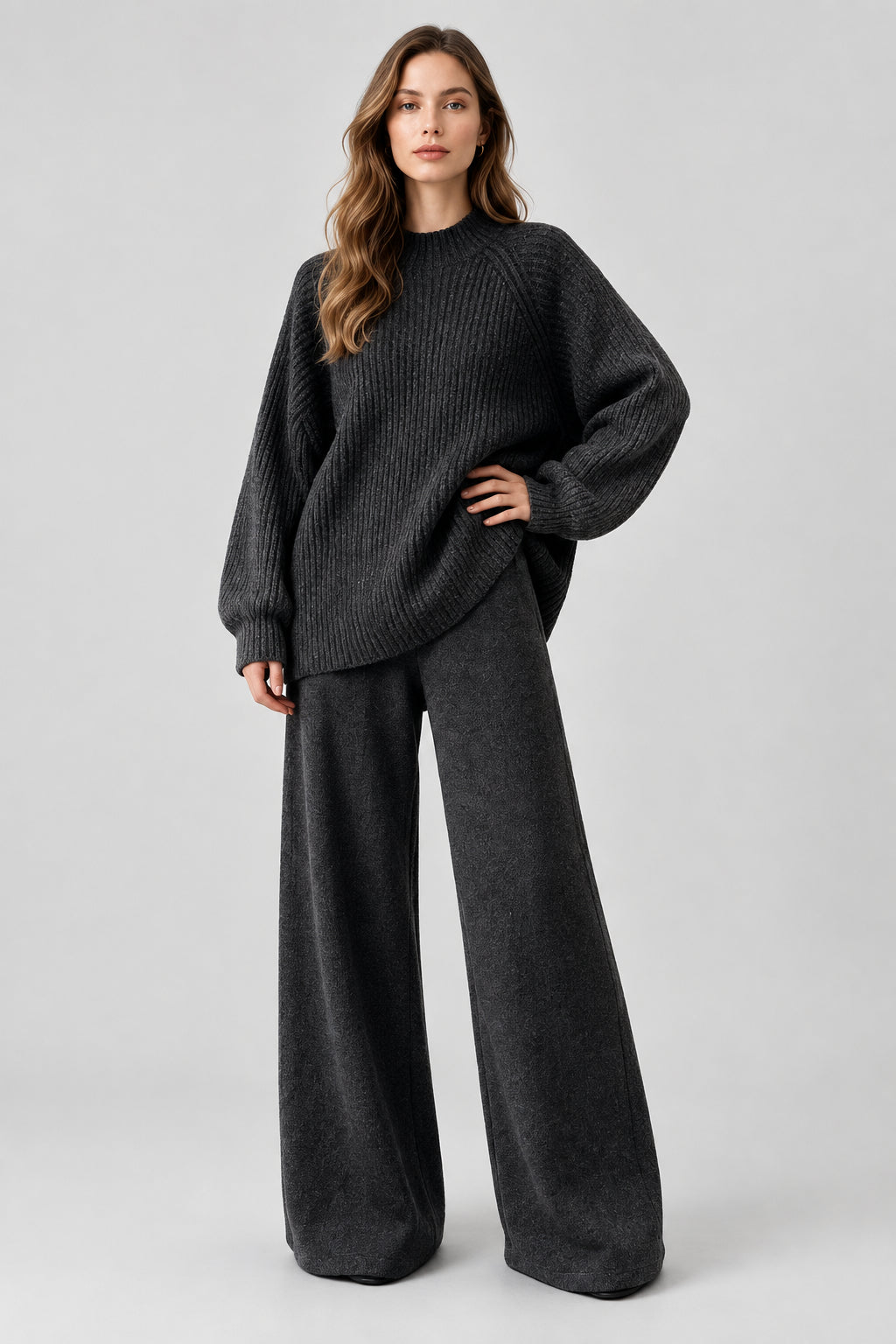 Ensemble pull et pantalon large