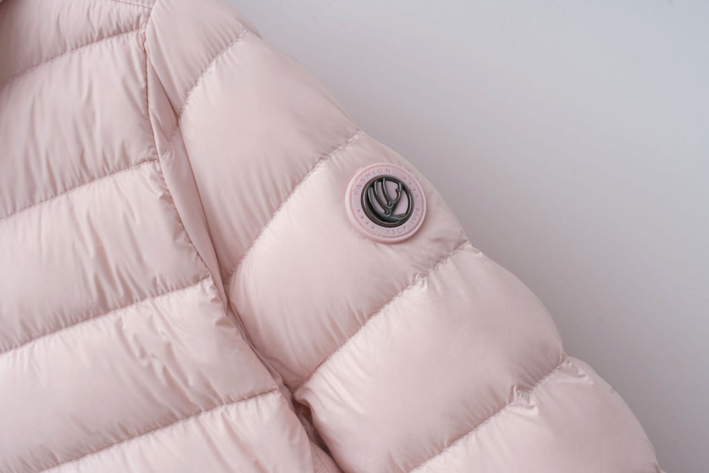 Veste courte à manches longues et capuche