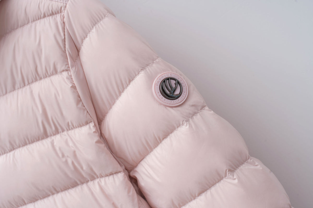 Veste courte à manches longues et capuche