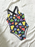 Maillot de bain une pièce à motifs