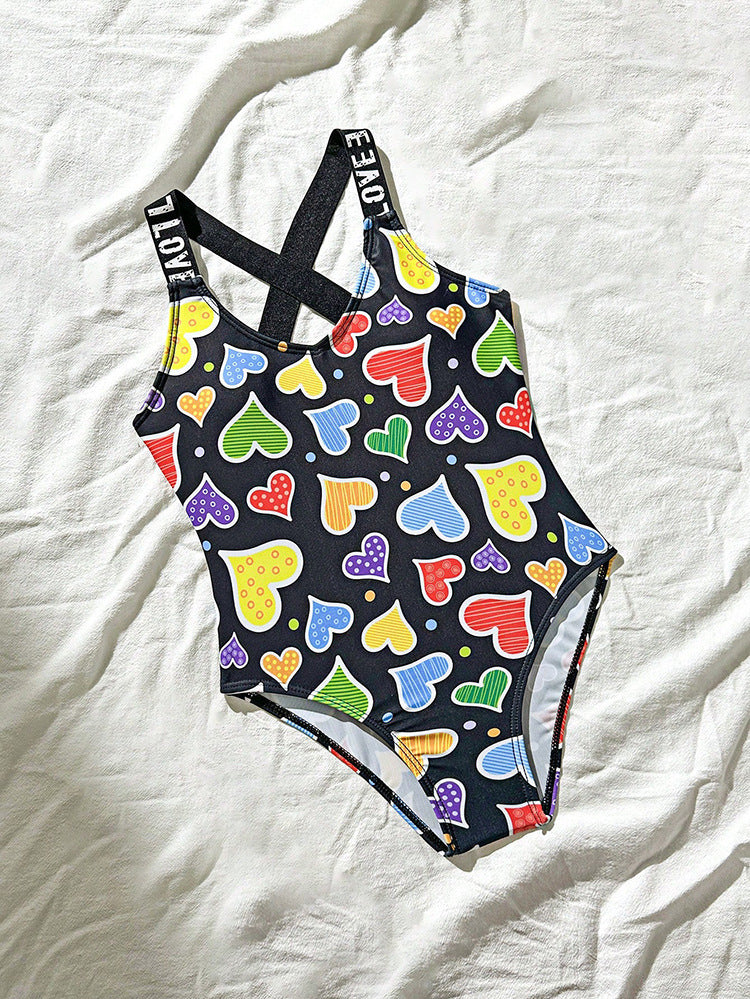 Maillot de bain une pièce à motifs
