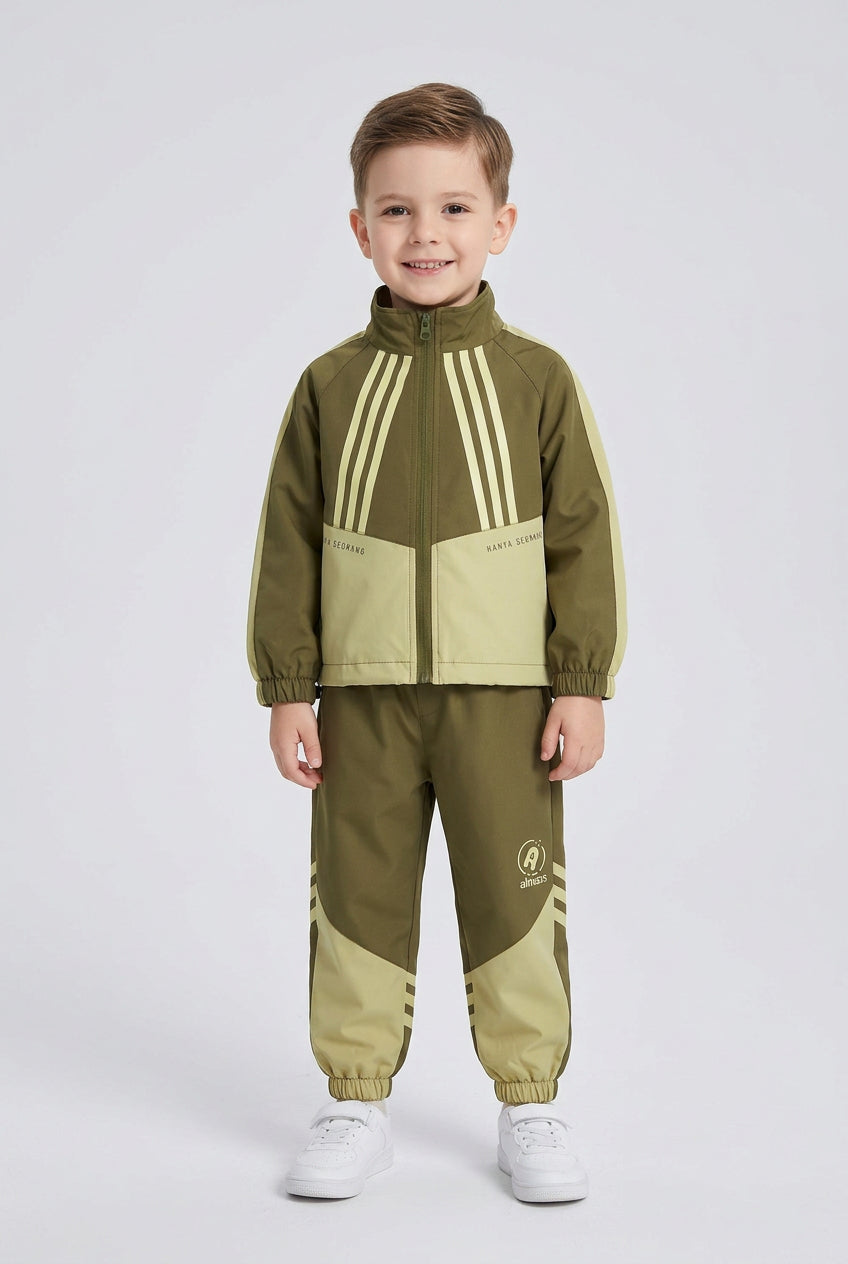 Ensemble deux pièces : veste coupe-vent et pantalon  de sport