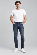Jean en denim extensible coupe ajustée