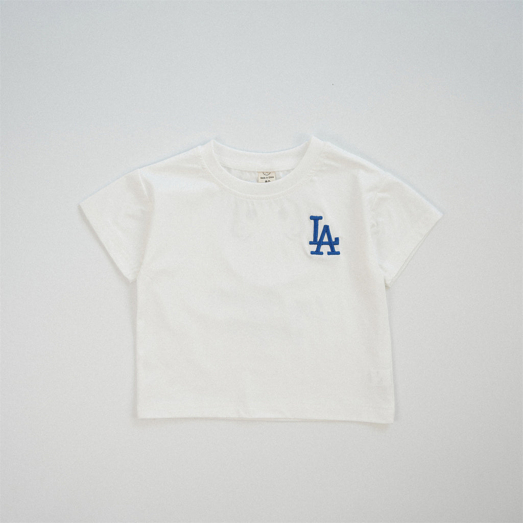 T-shirt brodé pour enfant en coton