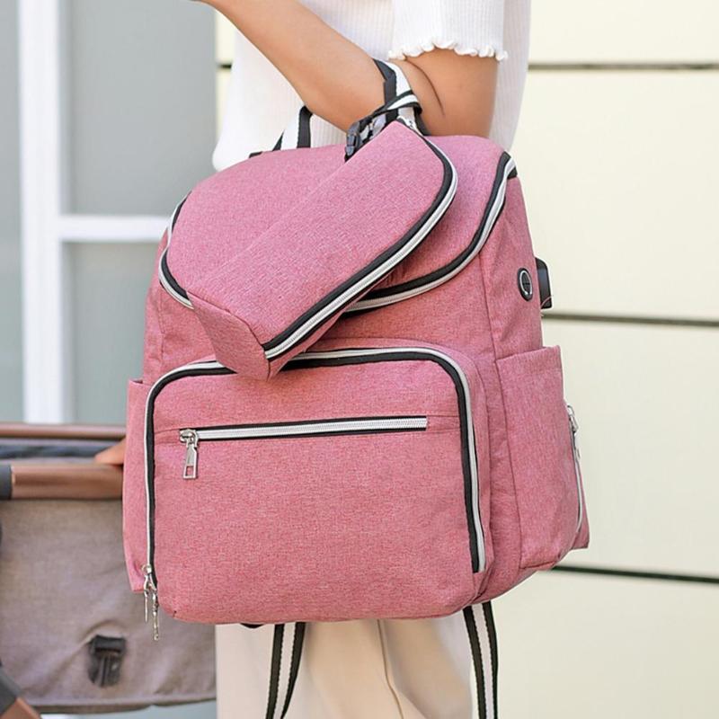 Sacs à langer de maternité tendance, imperméables, grande capacité, sac d'allaitement, sacs à dos multifonctions pour maman