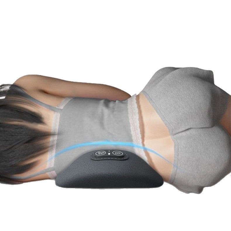 Coussin lombaire chauffant à mémoire de forme avec fonction massage