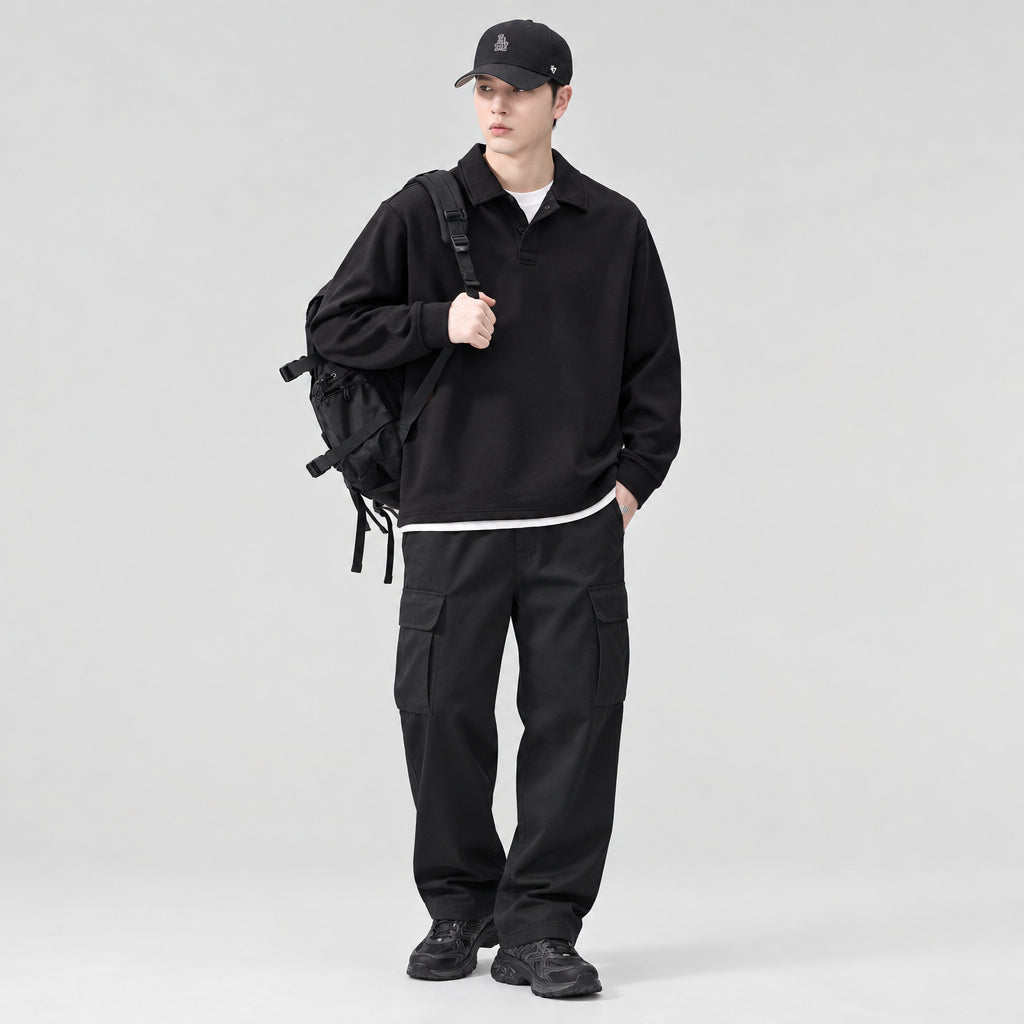 Polo-T-shirt manches longues
