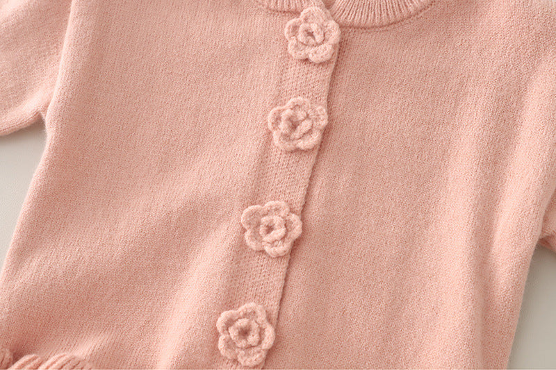 Ensemble floral 3 pièces en coton