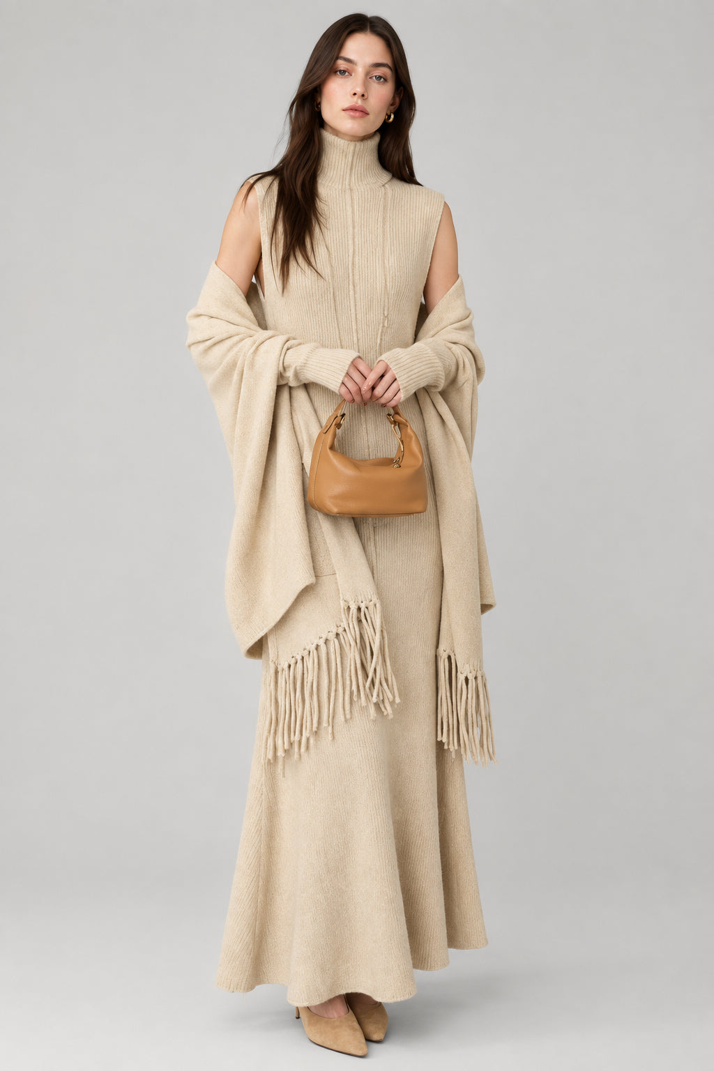 Robe Longue avec châle