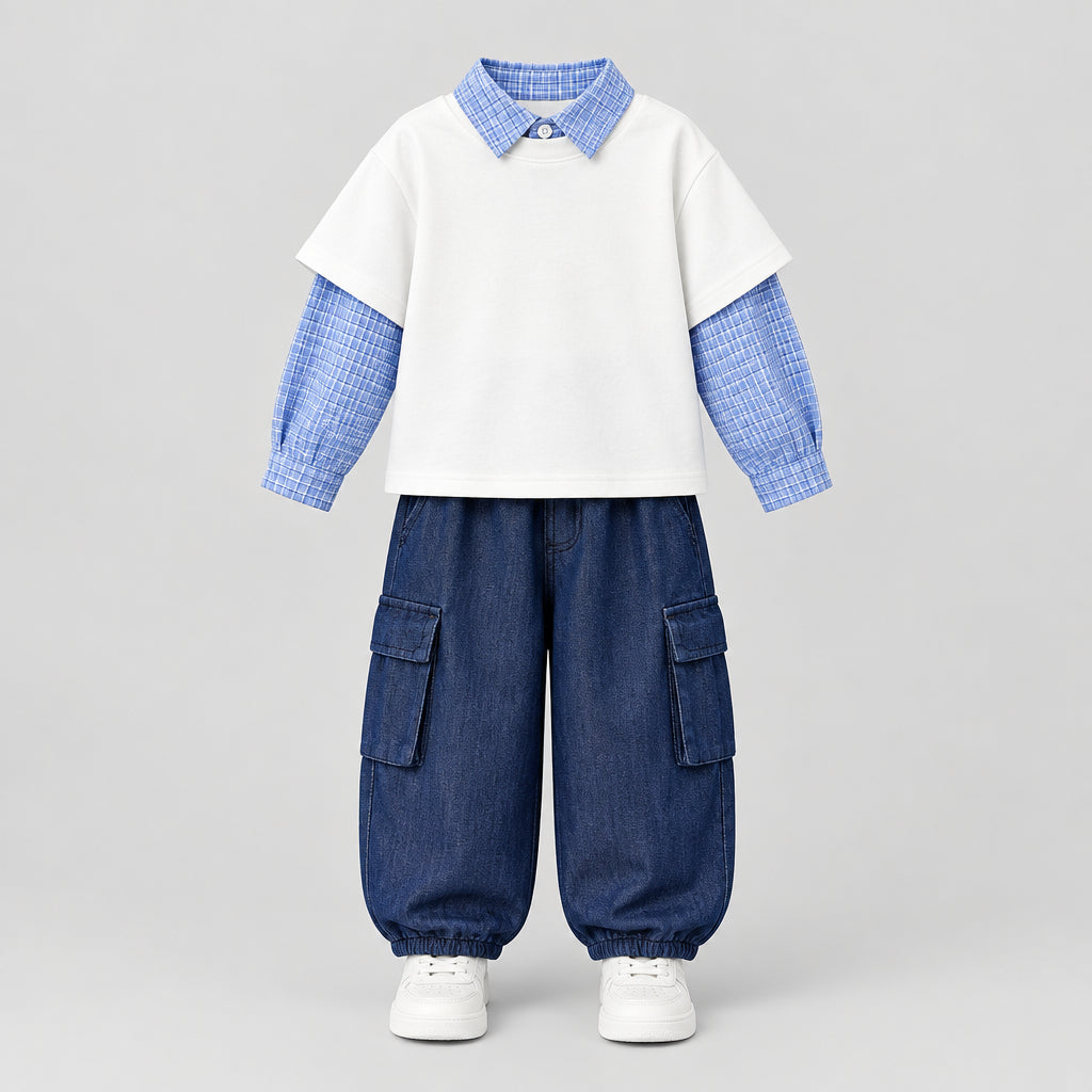 Ensemble deux pièces polo et pantalon