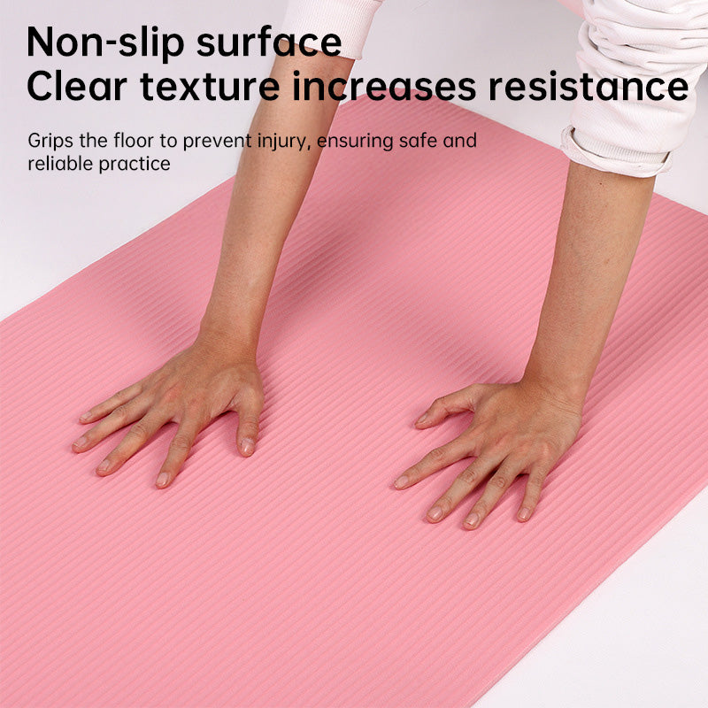 Tapis extra-long : 200 cm × 80 cm × 20 mm. Idéal pour le yoga, le fitness, la salle de sport, le Pilates à domicile et pour dormir au sol.