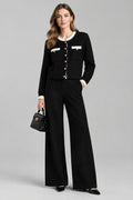 Ensemble Gilet boutonnée et Pantalon large