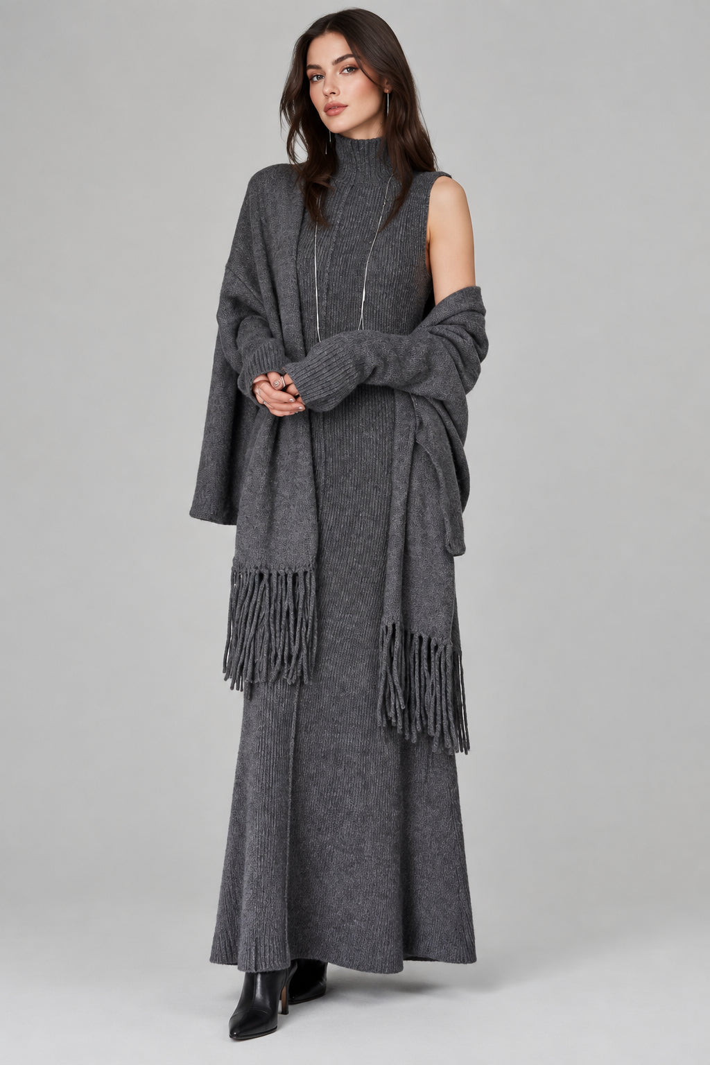 Robe Longue avec châle