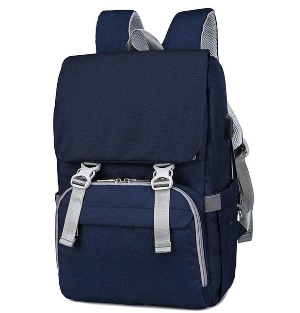 Sac à langer avec port USB, grand sac à langer pour bébé, sac à dos de voyage pour maman, sac d'allaitement