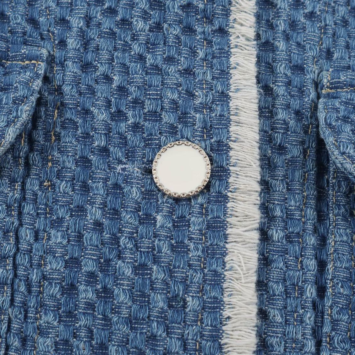 Veste effet denim