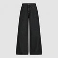 Jean droit et ample en denim brut vintage