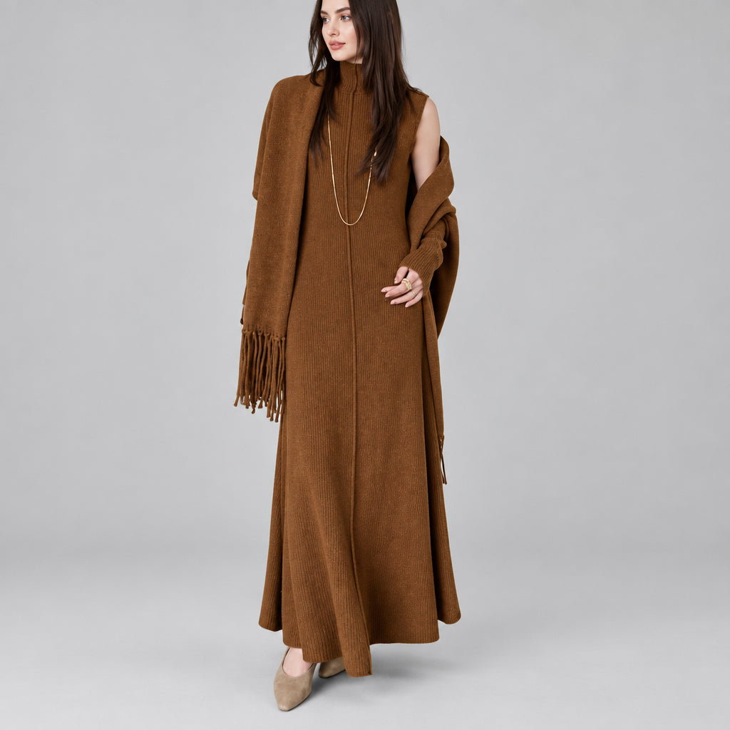 Robe Longue avec châle
