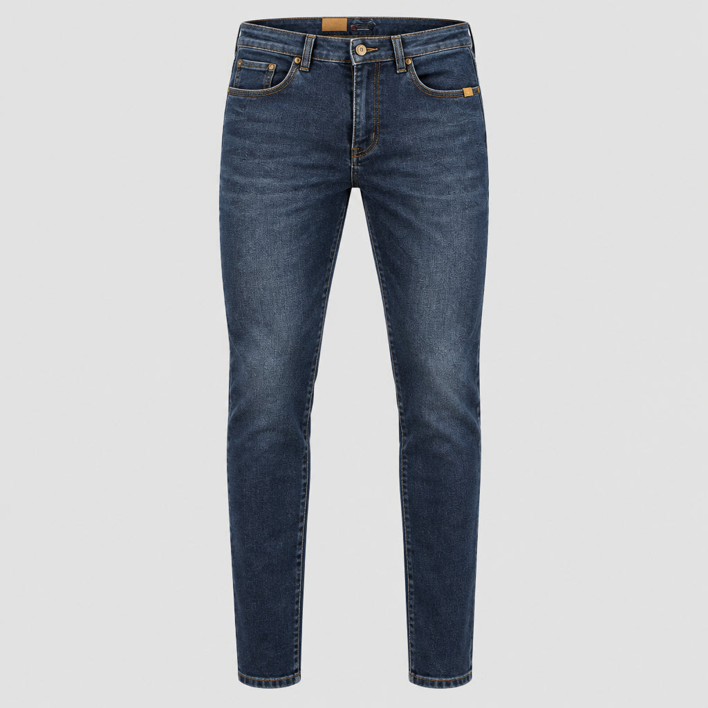 Jean en denim extensible coupe ajustée