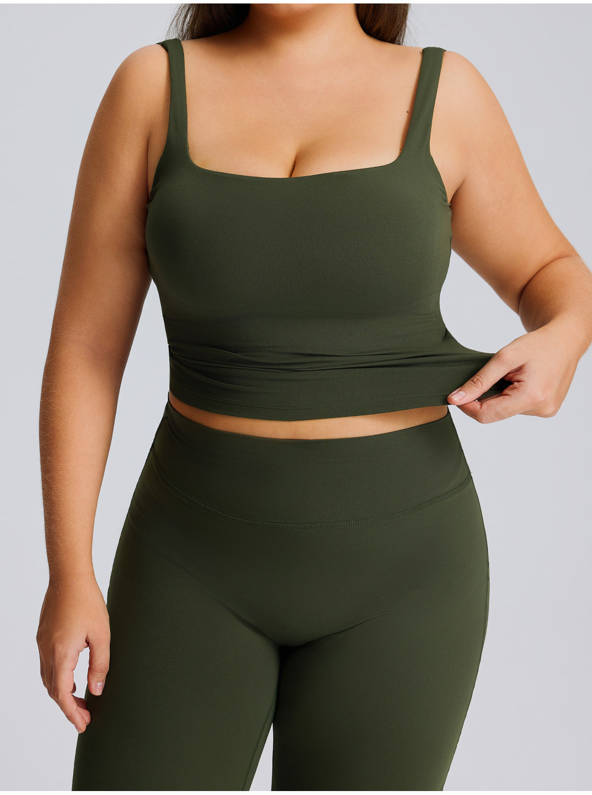 Ensemble de yoga grande taille pour femme, tenue de sport pour la course et le fitness en extérieur