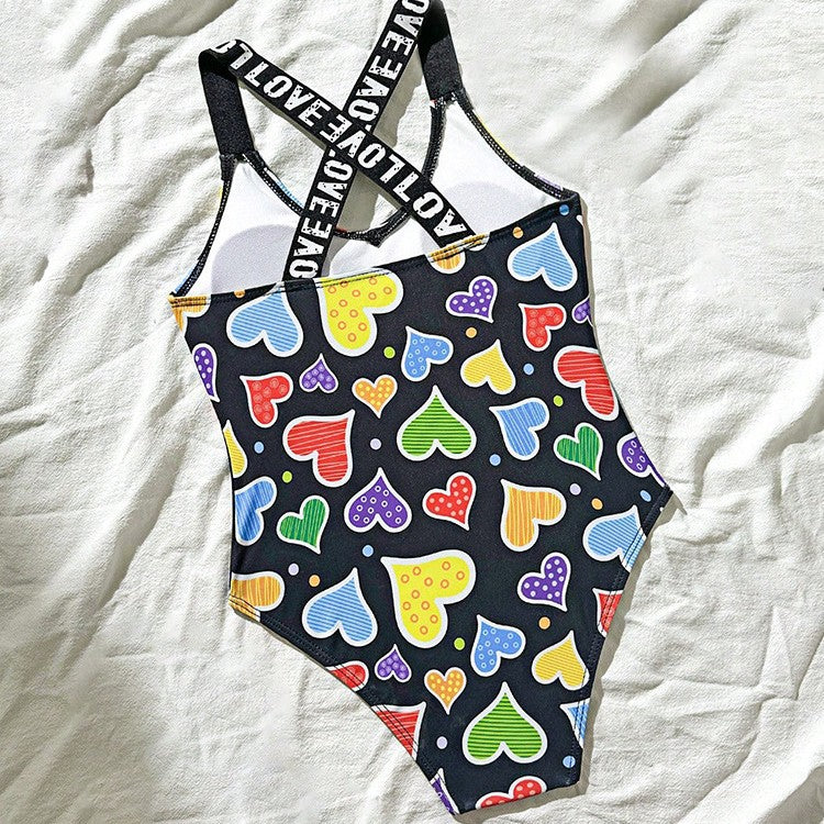 Maillot de bain une pièce à motifs