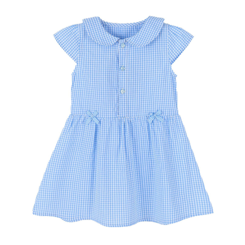 robe en coton tissé à manches courtes pour enfants