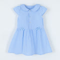 robe en coton tissé à manches courtes pour enfants
