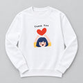 Sweat manches longues avec motif « Love »