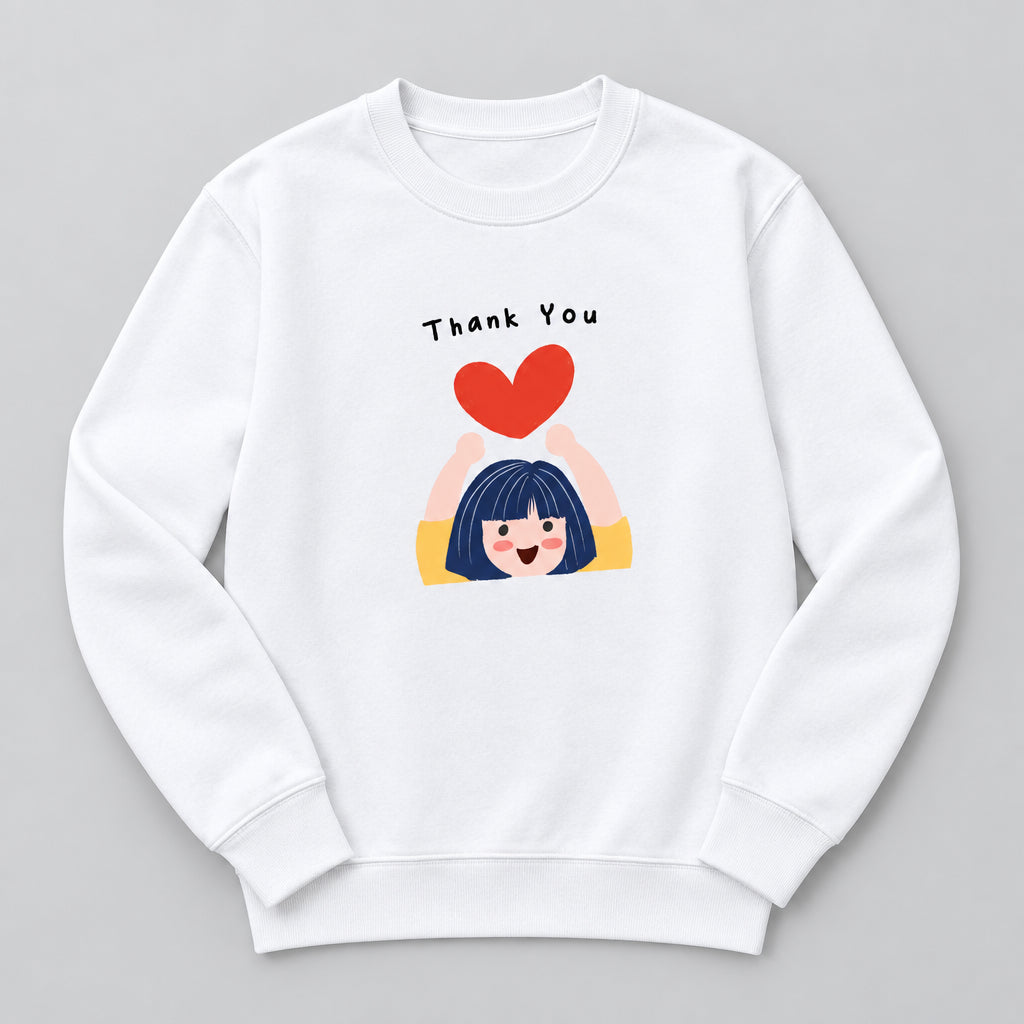 Sweat manches longues avec motif « Love »