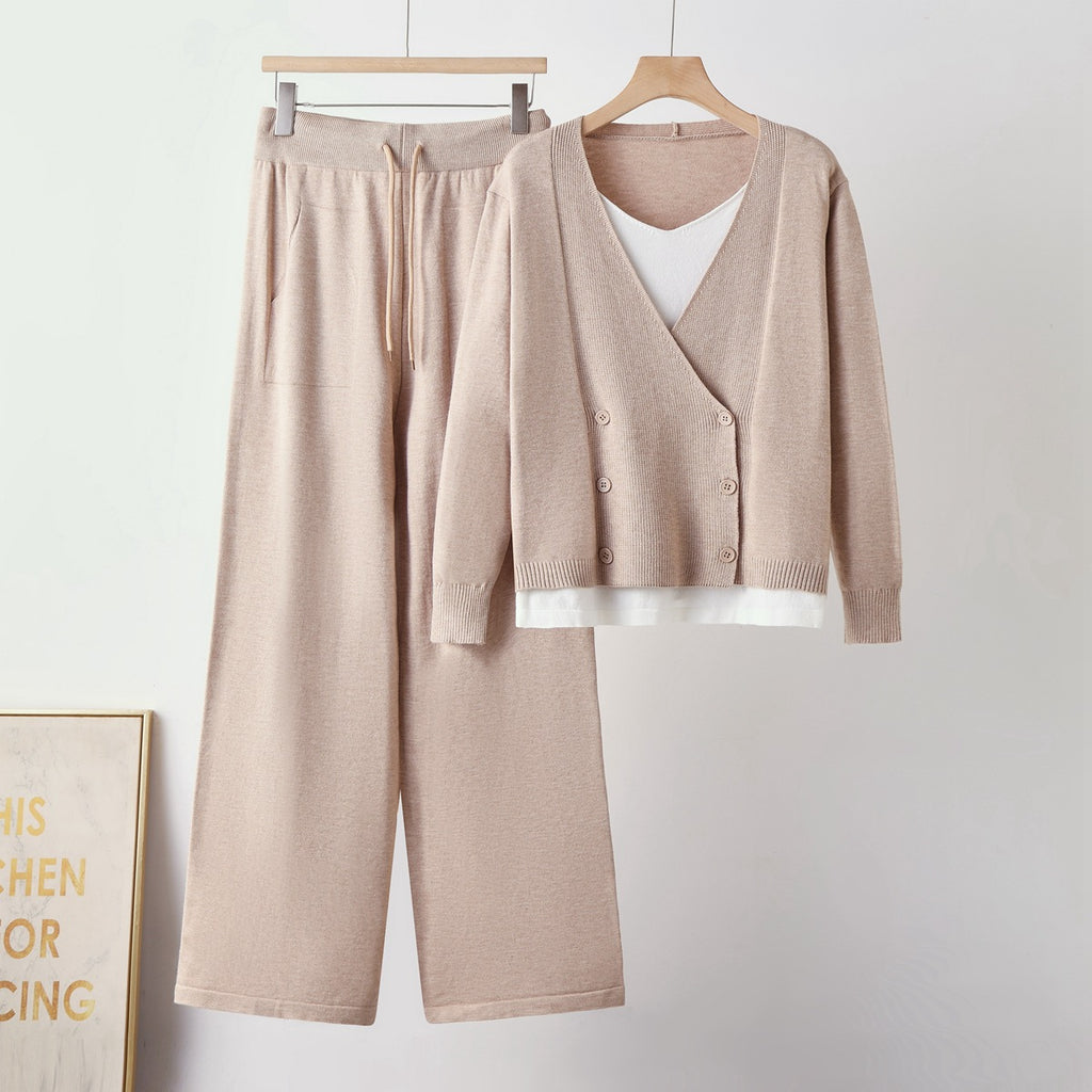 Ensemble : Gilet ample et Pantalon large