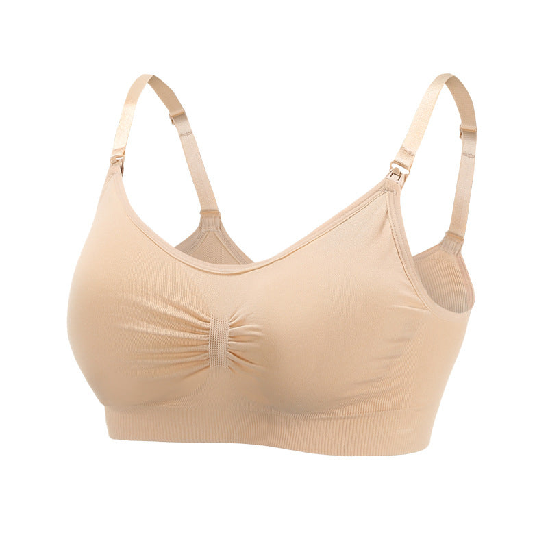 Soutien-gorge d'allaitement sans coutures grande taille pour l'allaitement et le soutien post-partum