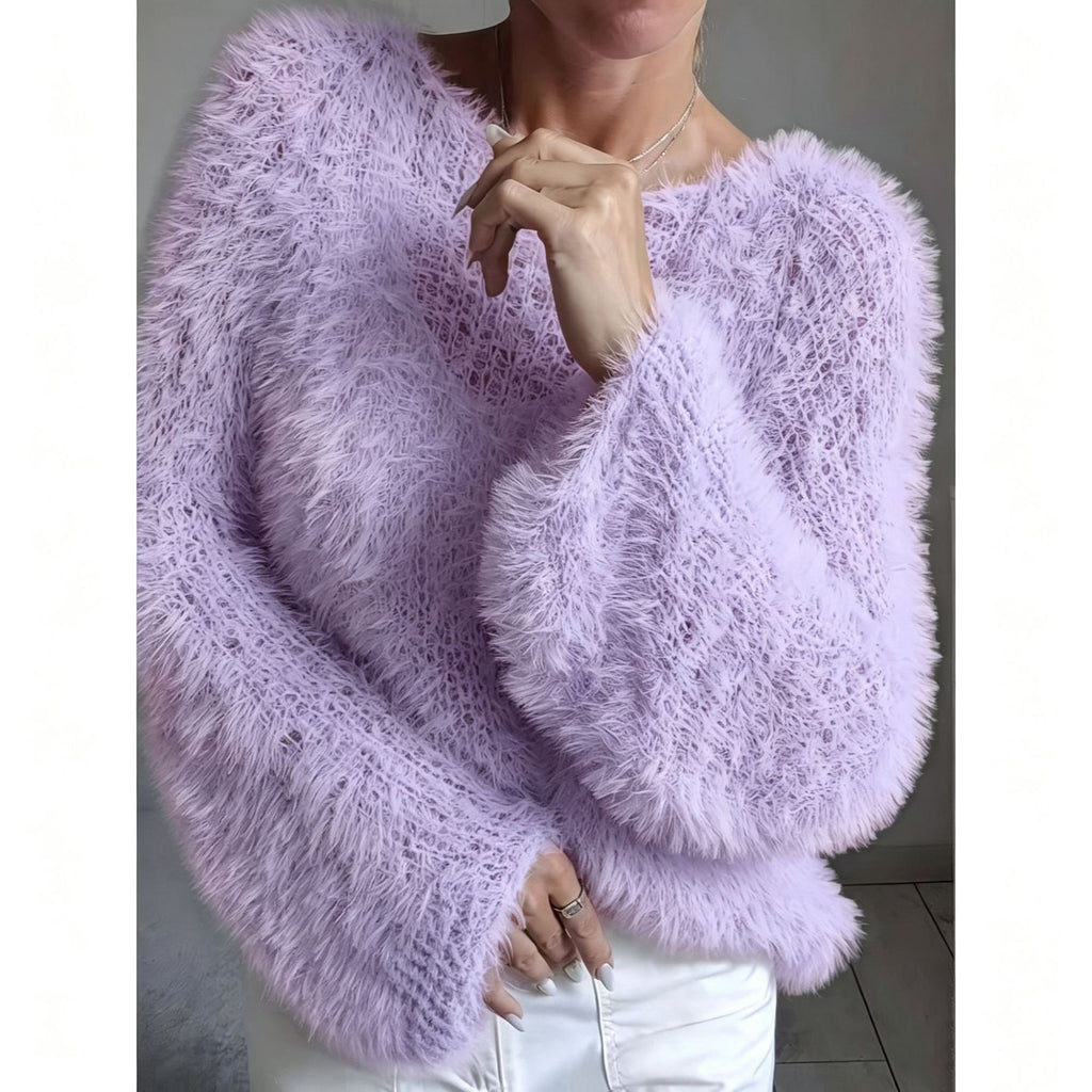 Pull ample au toucher doux