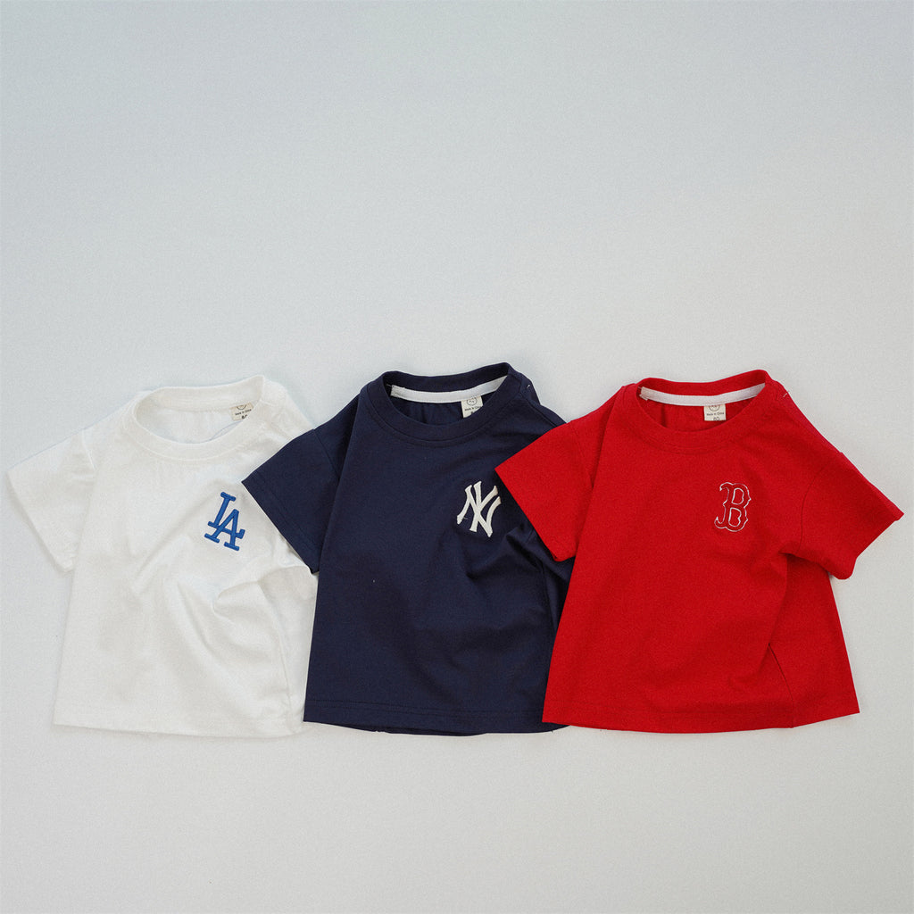 T-shirt brodé pour enfant en coton