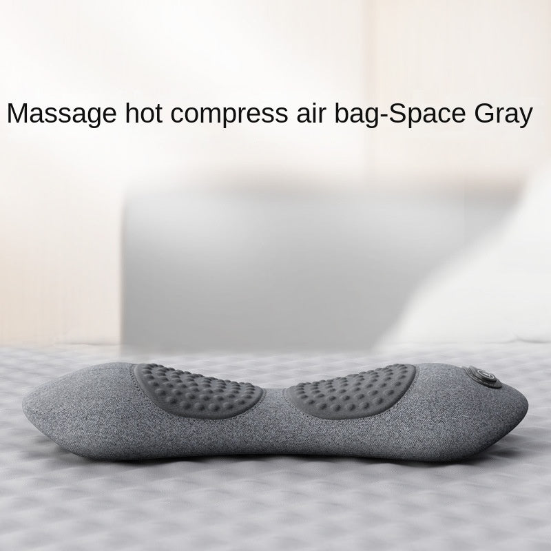 Coussin lombaire chauffant à mémoire de forme avec fonction massage
