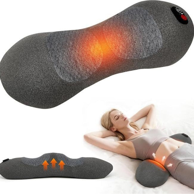 Coussin lombaire chauffant à mémoire de forme avec fonction massage