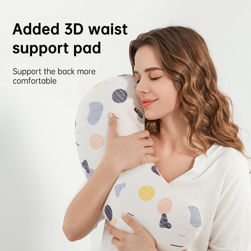 Coussin d'allaitement en forme de C, coussin de grossesse ergonomique