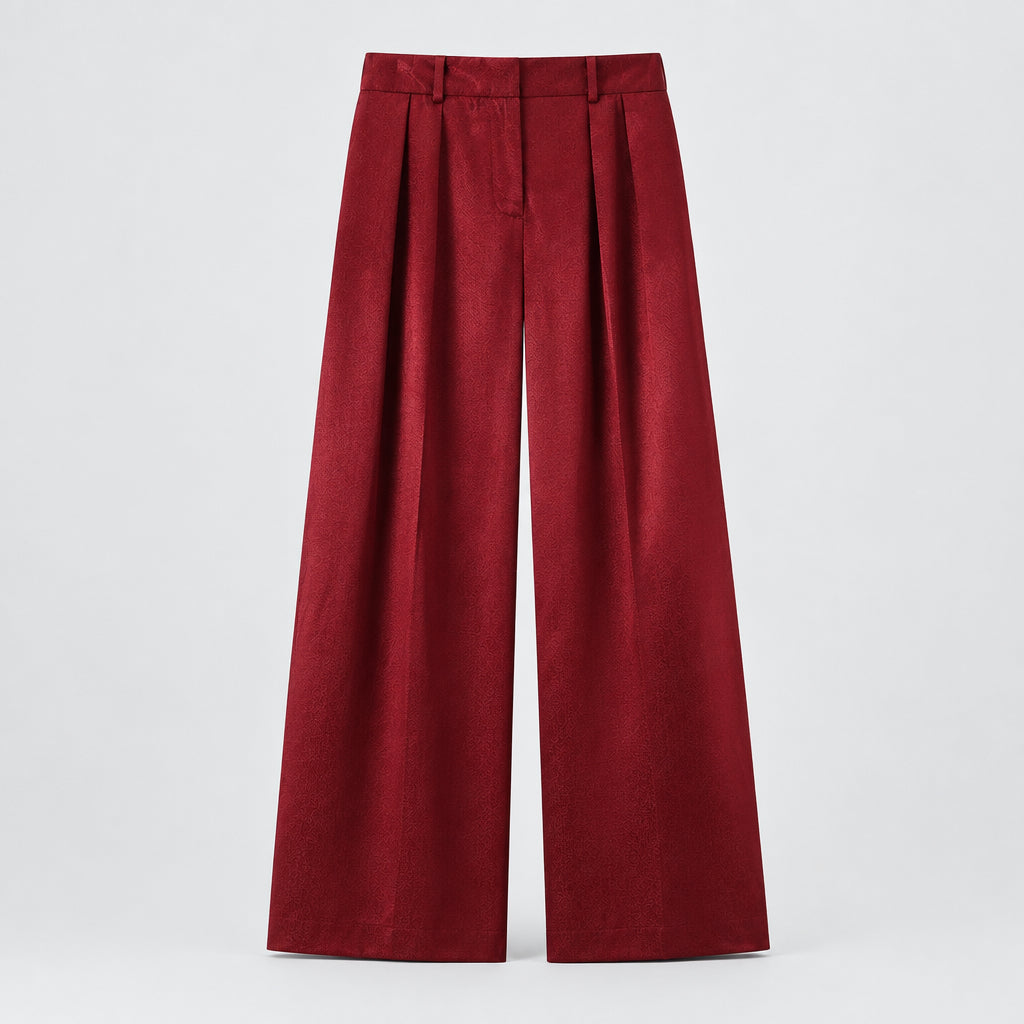 Ensemble  : veste de pilote à col montant boutonné et pantalon long