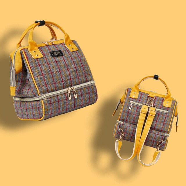 Sac à langer , grande capacité, pour maman, sac à dos de voyage isotherme