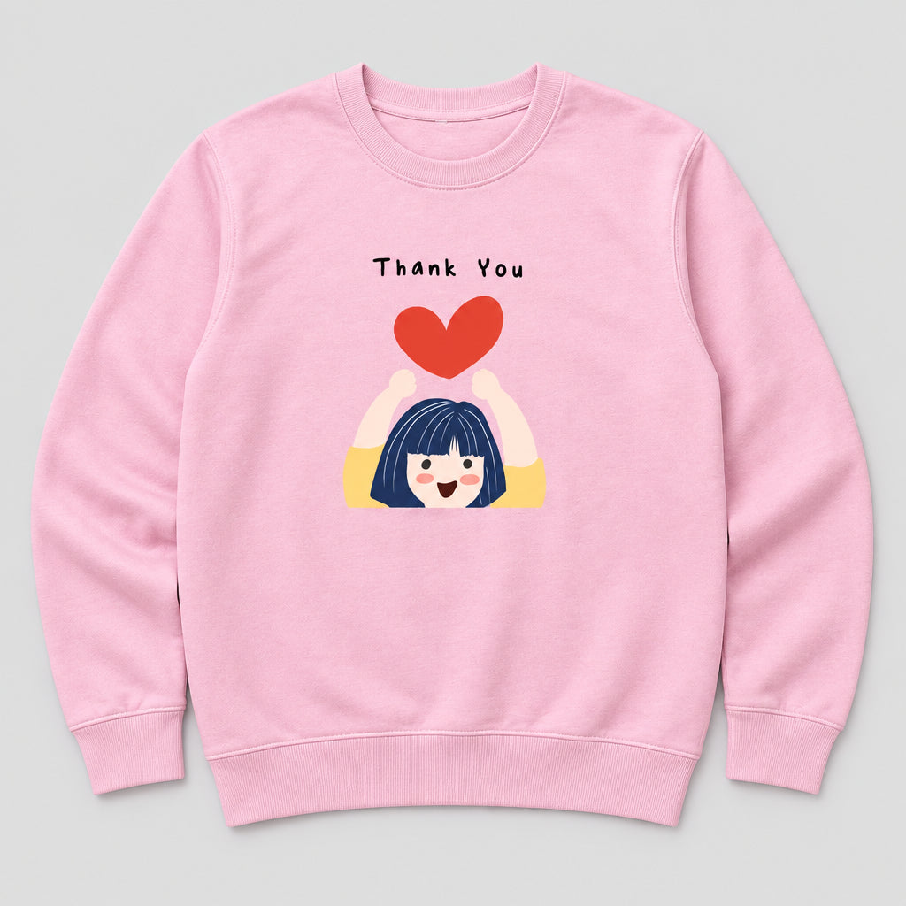 Sweat manches longues avec motif « Love »