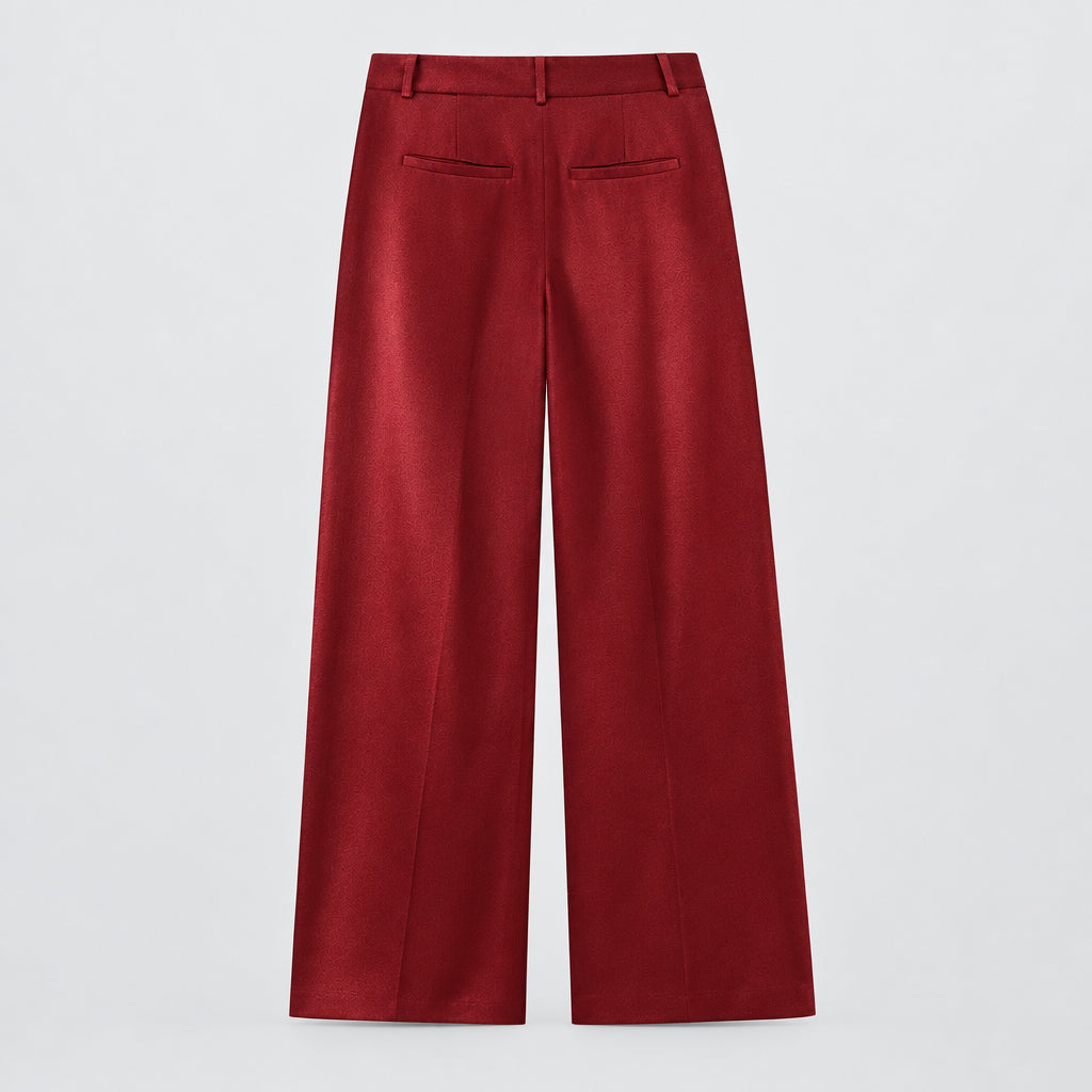 Ensemble  : veste de pilote à col montant boutonné et pantalon long